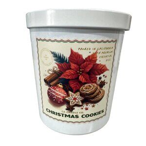 Leoben Company Christmas Cookies Candle 9oz White Soy Wax With Essential Oils US